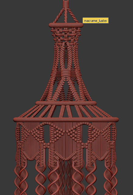 Chandelier macrame — Descargar