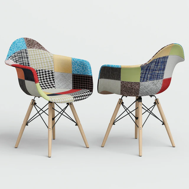 Chair Eames Style DAW Patchwork. — Descargar