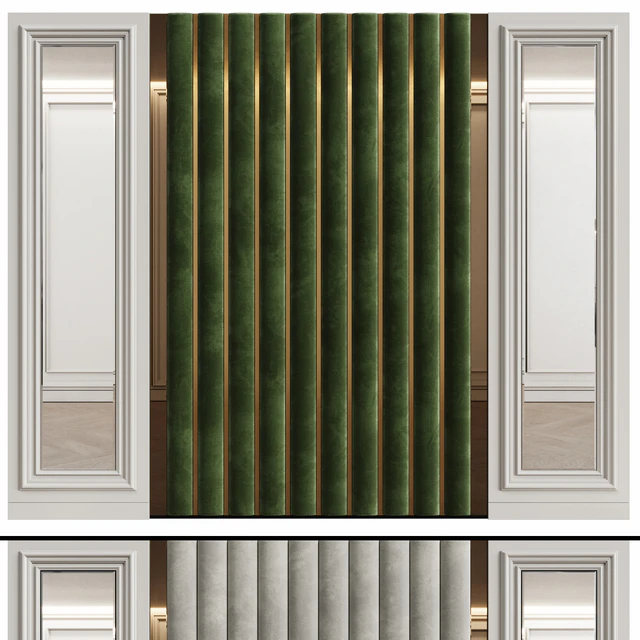 Wall panels in modern classic style 9 — Descargar