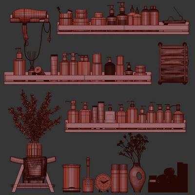 Bath room accessories 25 — Ver 4