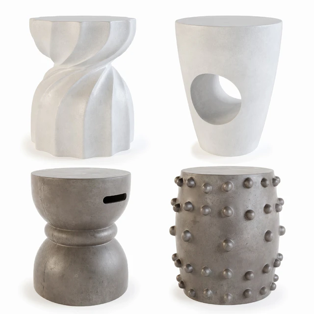 Concrete Stool Set — Скачать