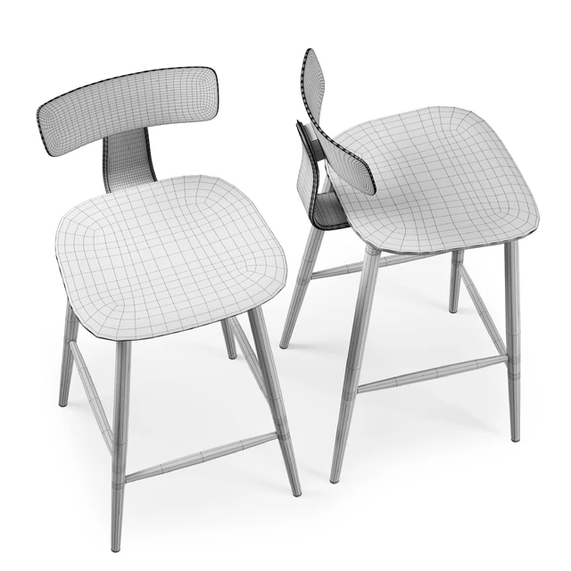 Stool Group Semi-bar chair ANT — Descargar