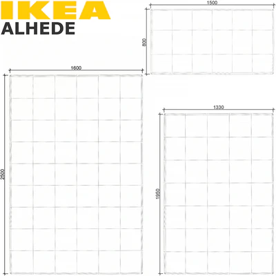 IKEA ALHEDE (АЛЬХЕДЕ) RUG SET — Вид 2