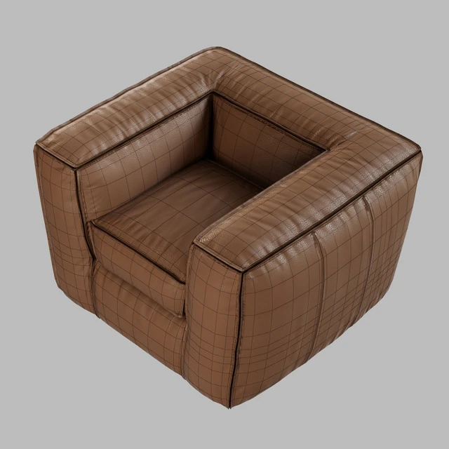 Oliver B. PUFFED 3 seater sofa — Descargar