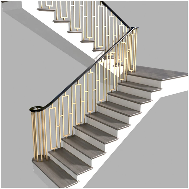 Modern staircase in Art Deco style. — Descargar