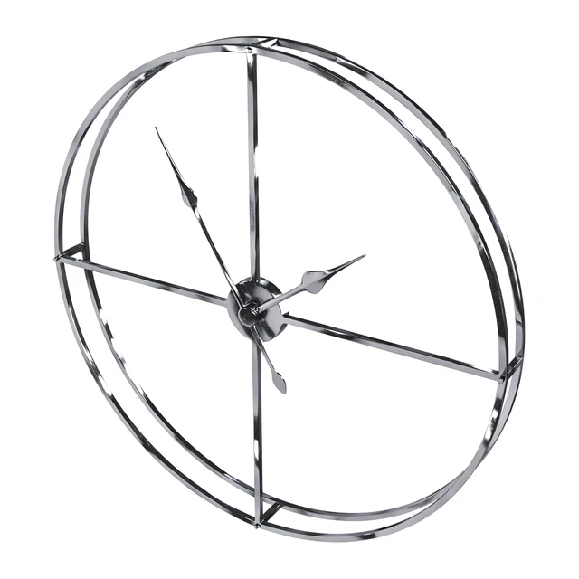 Wall clock round (chrome) 76cm Garda Decor — Descargar