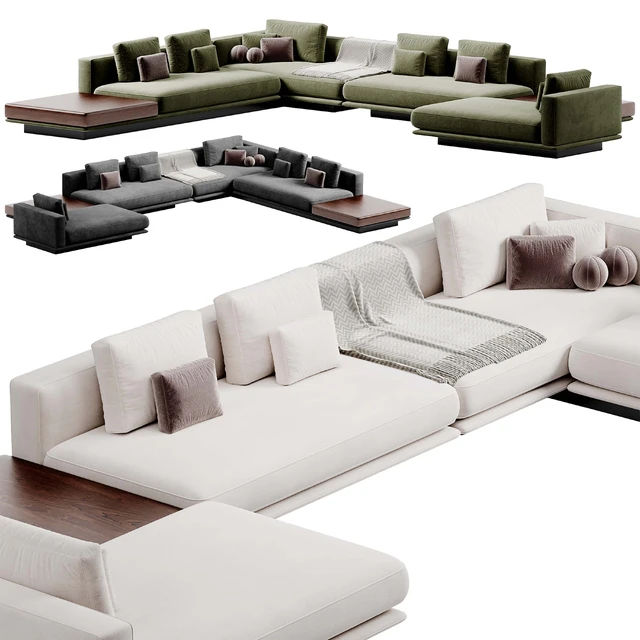Minotti Horizonte Sofa | Диван — Скачать