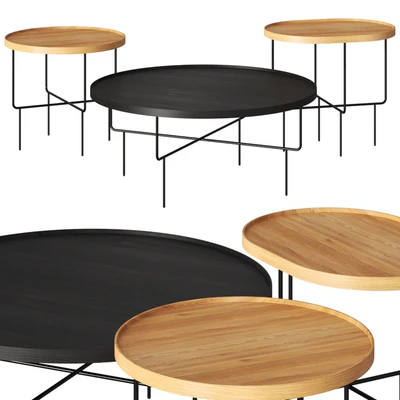 Blu Dot Roundhouse Coffee Tables — Ver 1