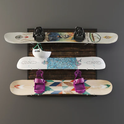 Snowboard storage set — Ver 1