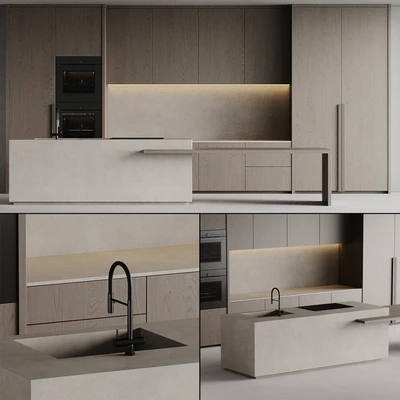 Kitchen with island 006 — Ver 1