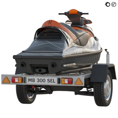 YAMAHA jet ski and trailer — Ver 2
