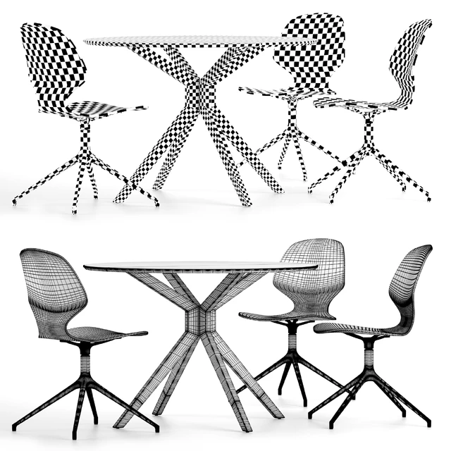 Boconcept - Florence Chair + Billund Table — Descargar