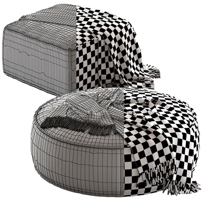 Globewest Orlando Seamed Ottoman — Вид 2