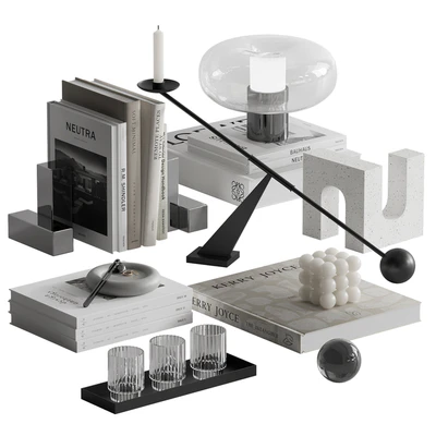 Decorative set with Fontanella table lamp — Вид 1