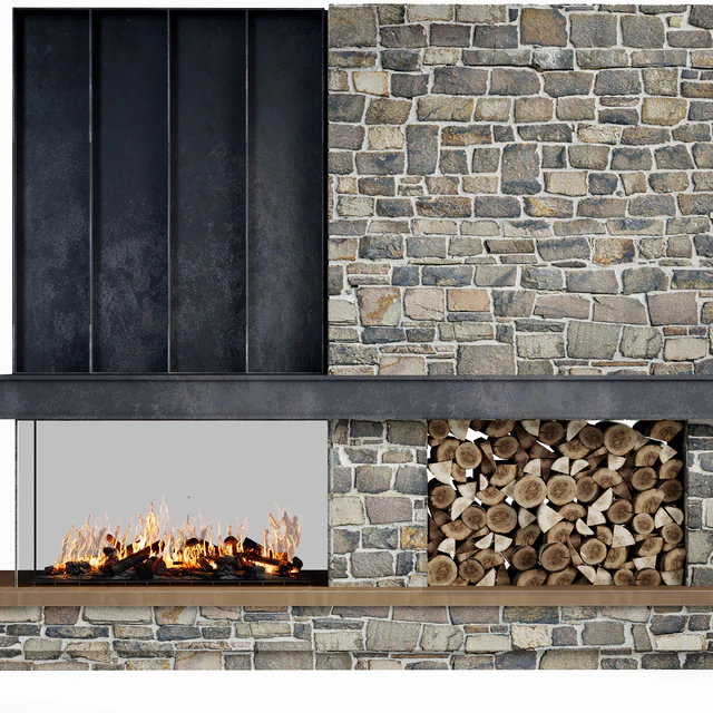 Fireplace modern 79 — Скачать