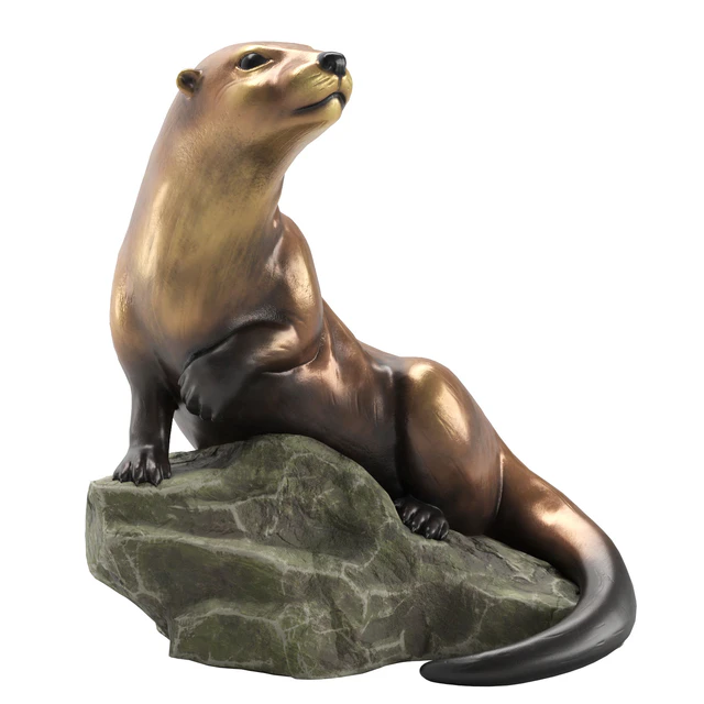 Garden sculpture Otter — Descargar