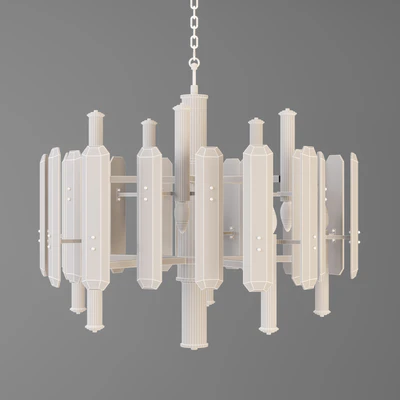Chandelier sciolari brass — Ver 2