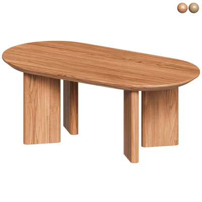 Ever Oak Wood Coffee Table — download