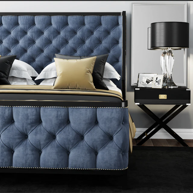 Кровать LuXeo USA Kensington Queen Tufted — Скачать