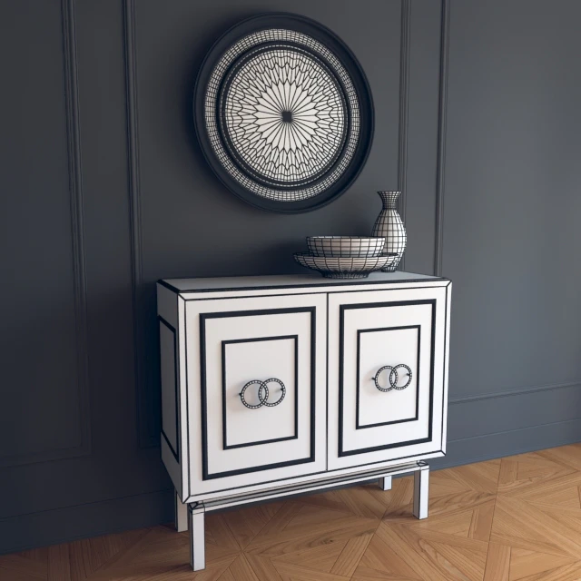 Classic dresser with mirror — Descargar