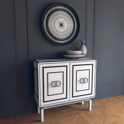 Classic dresser with mirror — Ver 2