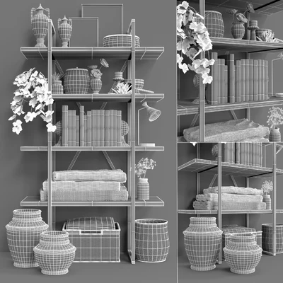 Rack Pottery Barn HOUSTON BOOKCASE — Ver 2