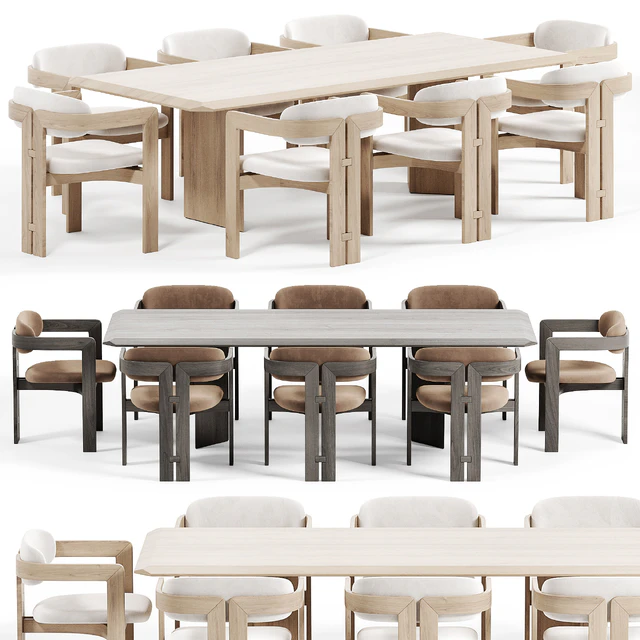 Dolm Plus Table, 0414 Gallottiradice Chair — Скачать