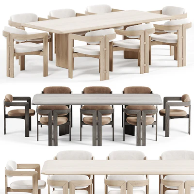 Dolm Plus Table, 0414 Gallottiradice Chair — Вид 2