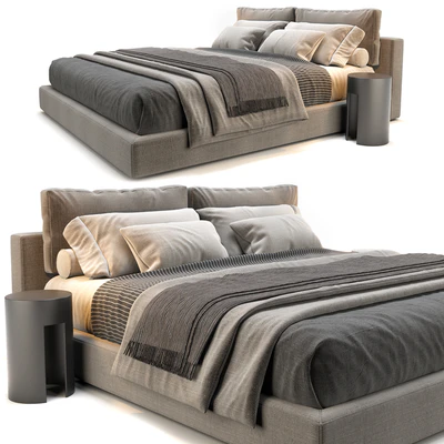 RH Cloud Platform Bed — Вид 1