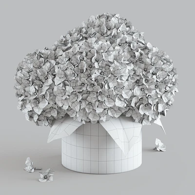 White Hydrangea Bouquet — Вид 2