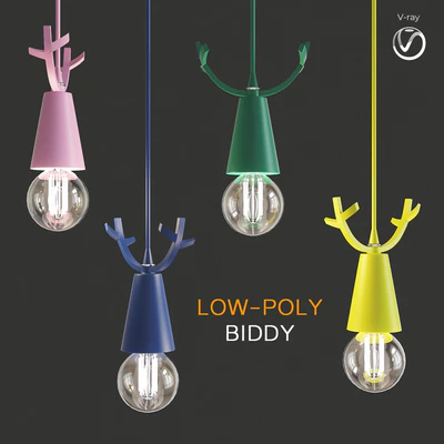Scandlight Biddy Chandelier (low poly) — Вид 1