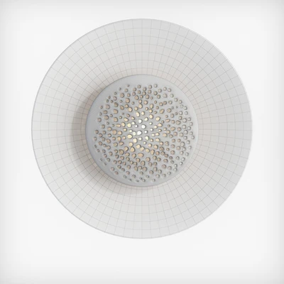 Danish ceramic wall sconce — Ver 3