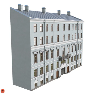 Front of the house on the Fontanka — View 1