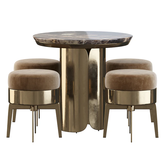 Gabriel Coffe Table and Feel Good Pouf — Descargar