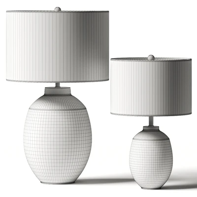 Pottery Barn Ezra Ceramic Table Lamps — Ver 2