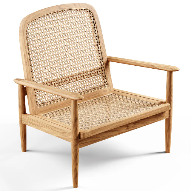 Zara Home - The teak and rattan armchair — Descargar