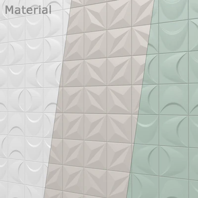 Tubadzin Color tile (2 models, 3 colors). — Ver 2