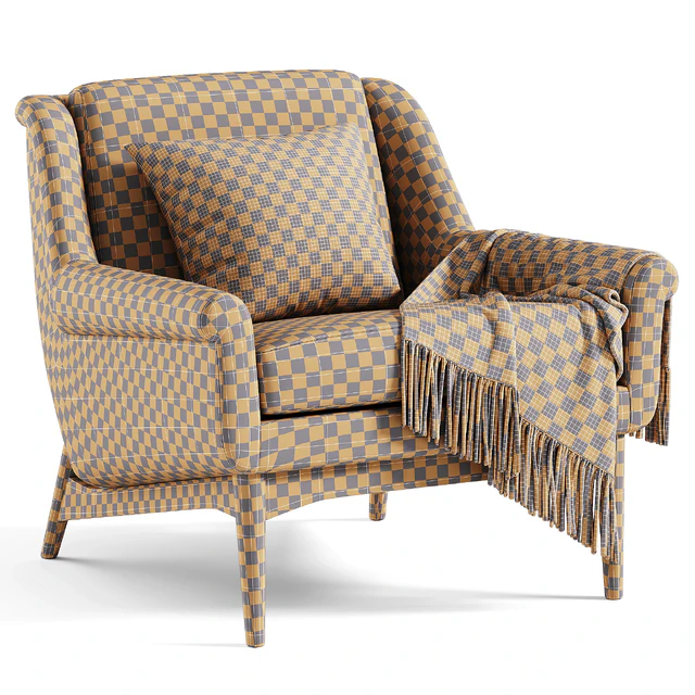Lulu White Small Armchair — Descargar