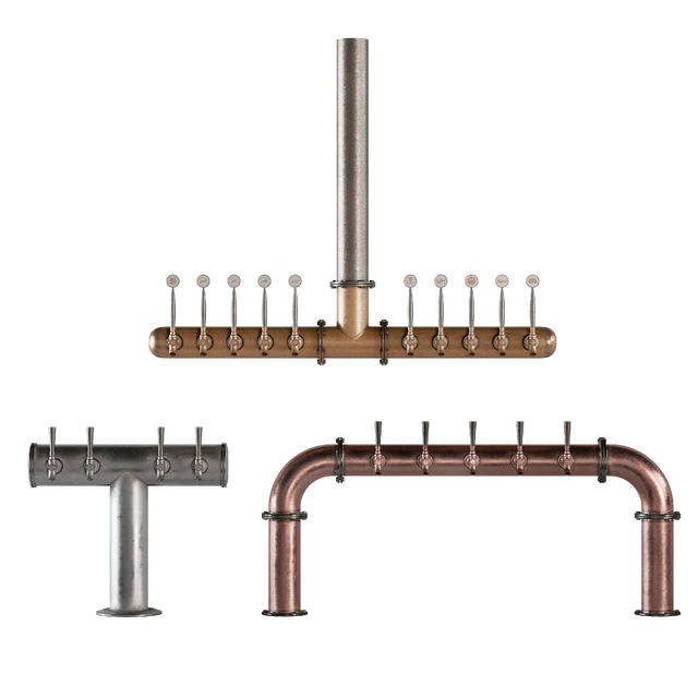 Beer towers in loft style — Descargar