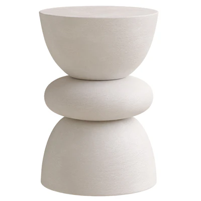 Table dappoint ronde bois de manguier Benno — Ver 3