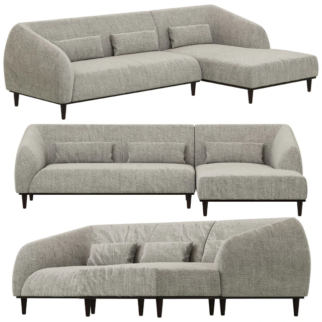 Dantone Home Sofa Stockholm corner right — Descargar