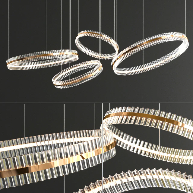 Baroncelli Saturno Chandelier - 3 type — Скачать