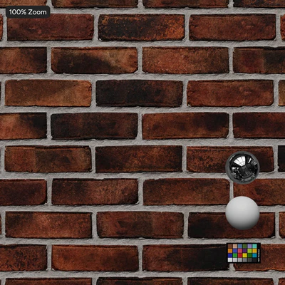 sandfaced running bond brick wall texture orange — View 4