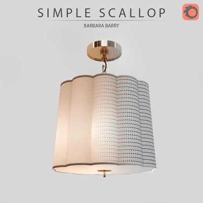 Потолочный светильник SIMPLE SCALLOP (арт BBL5015SS-S) от BARBARA BARRY — Вид 2