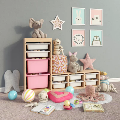 IKEA storage furniture, toys and decor for a children's room set 3 — Ver 3
