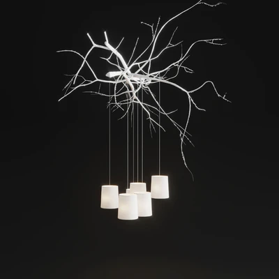 Chandelier handmade in Chalet style — Ver 2
