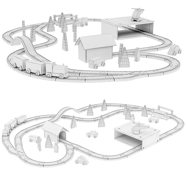 Toy railway — Descargar