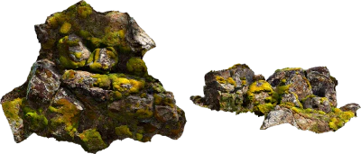 mossy rock cluster 004 — Descargar