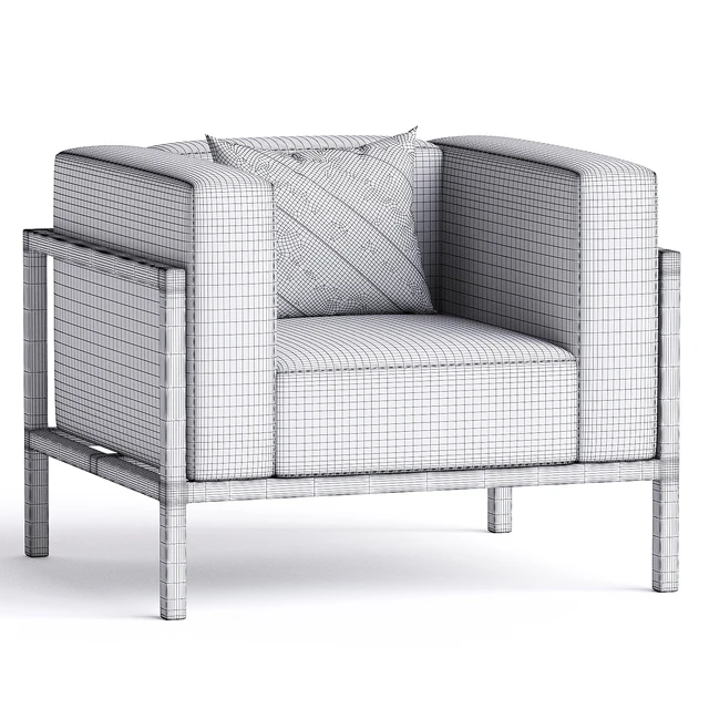 Landscape Club Outdoor Lounge Chair by Kettal — Скачать