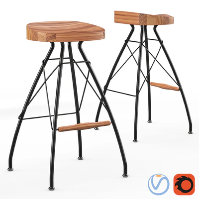 Cult Living Atlas Metal Bar Stool — Ver 1